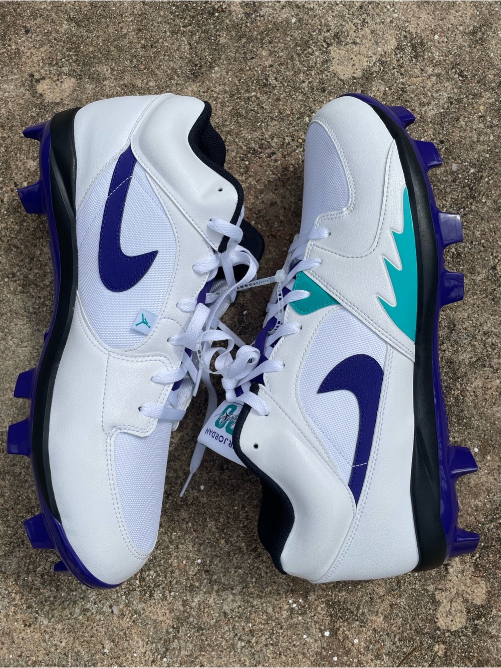 Jordan Stadium 90 Low MCS Grape Baseball Cleats